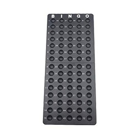 Yuanhe Bingo Board Ball Holder - 3/5" Bingo Balls Tray Rack for Parties, Family Game Nights