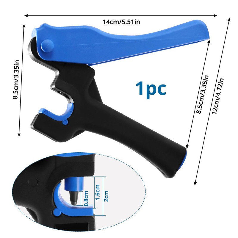 VooGenzek 4mm Drip Irrigation Punch, Hole Punch for 16/20mm PE