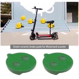 ECSiNG 2 Pairs Ceramic Brake Pads Replacement Compatible with Kugoo M4 / M4 Pro E Scooter Disc Brake Pads Sport Accessories 24x21x4mm