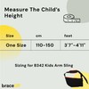 BraceUP Arm Sling for Kids - Comfortable Adjustable Support for