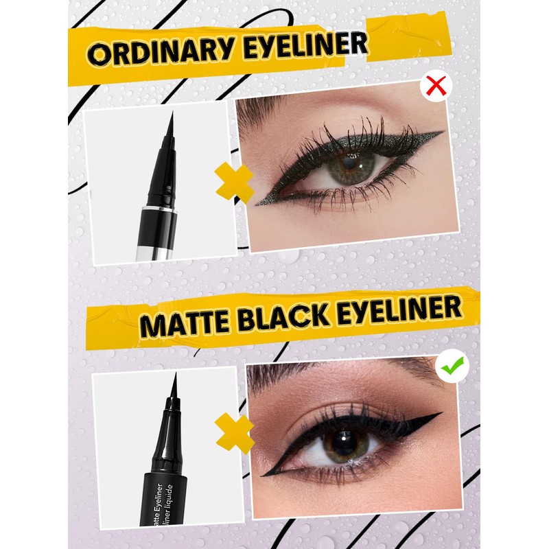 SHEGLAM Oh So Rich Matte Eyeliner Waterproof Smudgeproof Longwearing Liquid