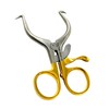 Peiatric Gelpi Retractor 3.5" Self-Retaining with Lock Ratcheting Mechanism Gold