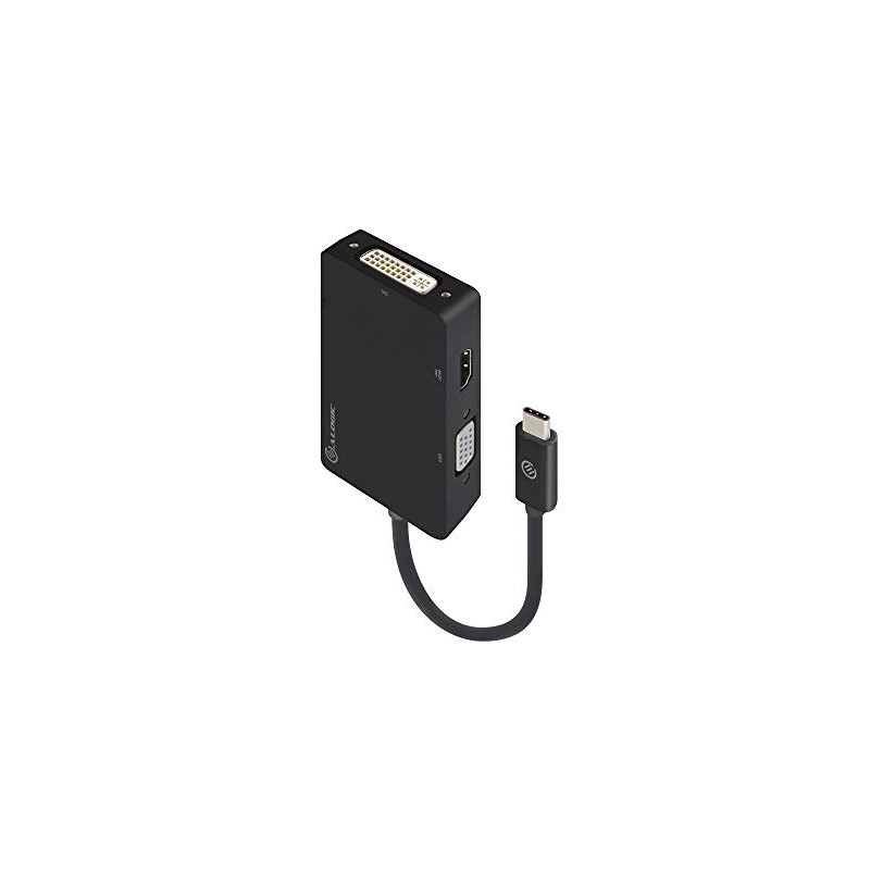 ALOGIC 3 in 1 USB-C to HDMI/DVI/VGA Adapter (Male to