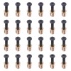 Rrina 24 Sets 1/4-20 x 1-5/32" Furniture Screw Nut Threaded Wood Inserts Bolt Faste...