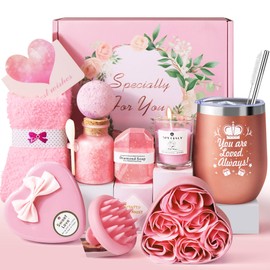 LIVEHITOP Birthday Gifts for Women, Birthday Presents for Her, Unusual Birthday Hampers Pamper Self Care Gifts Relaxation Bath Sets for Friends, Mum, Wife, Girls, Sister