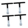 BUGUUYO 4pcs Heavy Duty T Handle Wing Nut Driver Tool