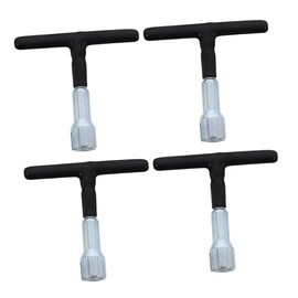 BUGUUYO 4pcs Heavy Duty T Handle Wing Nut Driver Tool Reliable Hook Bolt Tightening Releasing Tool for Home Installations Drywall and More