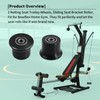 6 Rolling Seat Trolley Wheels,Sliding Seat Bracket Roller, Compatible with