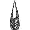 Your Cozy Crossbody Handbag, Handmade Boho Cotton Bag, Unisex, White