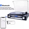 DIGITNOW Bluetooth Record Player with Stereo Speakers, Turntable for Vinyl