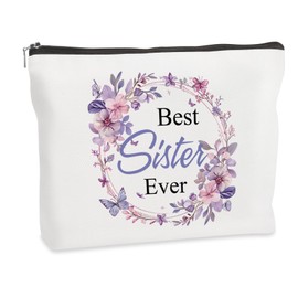 WRNZL Sister Makeup Bag, Sister Mothers Day Gifts, Sister Birthday Gift, Sister Christmas Gifts, Sister Gifts, Sister Gift Ideas, Gifts for Sister