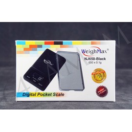 Weighmax NJ800-Black POCKET ELECTRONIC DIGITAL SCALE