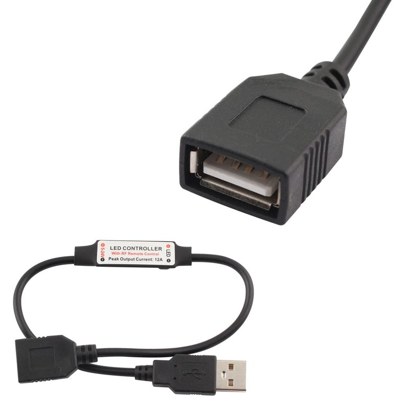 Vrabocry 11 Keys LED Strip Controller Mini Dimmer RF Remote