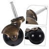 LALAFINA 4pcs Directional Silent Castor Wheels for Office Chair Rotation