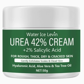 42% Urea Cream, Urea Foot Cream Deeply Moisturizing, Foot Cream for Cracked Heels and Dry Skin with Hyaluronic Acid, Aloe Vera & Tea Tree Oil