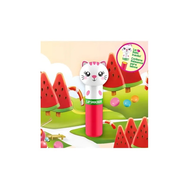 Lip Smacker Lippy Pals Bálsamo Labial Gatito Sandía Lip Balm