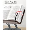 Tounee Book Stand for Reading, Adjustable Book Holder with 360°
