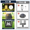Upgraded Square Solar Pathway Lights Outdoor 8 Pack, IP65 Waterproof,