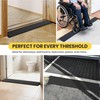 Nuvium 1 Inch Rubber Threshold Ramps for Doorways, 2 PCS