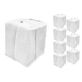 Goodsby 8 Pack Reusable Zippered Dust Bags Compatible with iRobot Roomba i1 i1+ i2 i3 i3+ i4 i4+ i5 i6 i6+ i7 i7+ i8 i8+ j5 j5+ j6 j6+ j7 j7+ j8+ j9+ s9 s9+ Clean Base Automatic Dirt Disposal