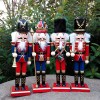 O-Toys Wooden Nutcracker Ornaments Christmas Decoration Figures Puppet Home