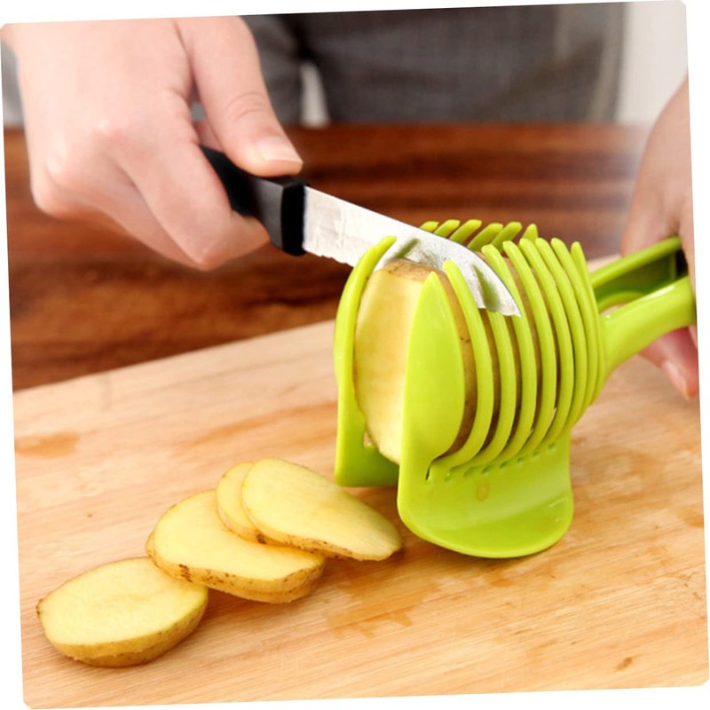 CIYODO 4pcs Handheld Multipurpose Slicer Clamp for Fruits and Vegetables