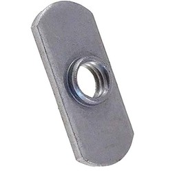 10 Pack 3/8-16 Spot Weld Nuts - Double Tab - Center Hole Design Spot Weld Nut - Low-Carbon Steel (10)