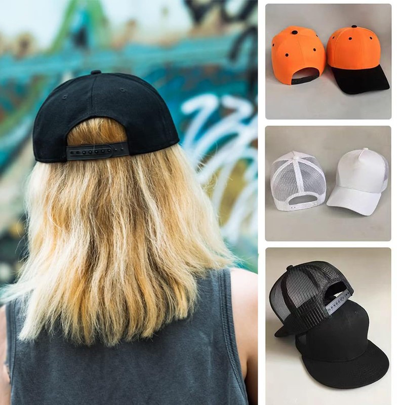 Topatrol Hat Adjuster, Snapback Strap, Hat Replacement Strap, Snapback Type,