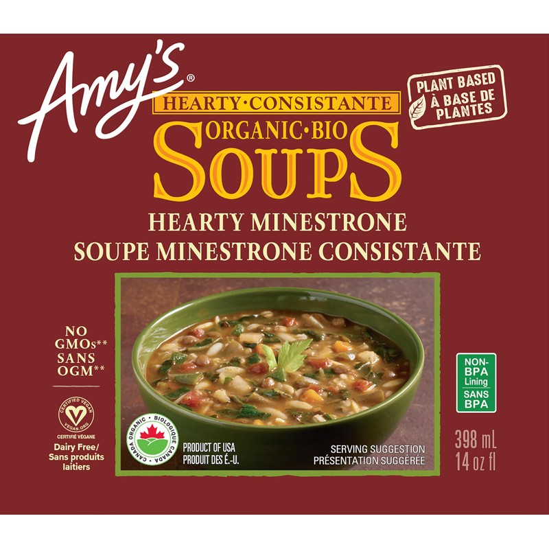 Amy's Kitchen - Organic Hearty Minestrone Soup