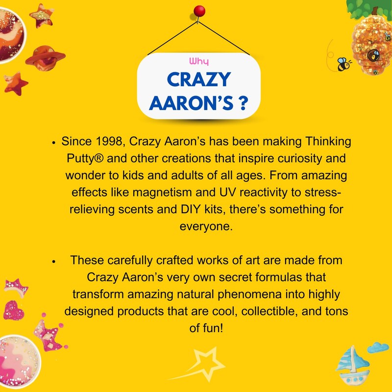 Crazy Aaron's Thinking Putty for Kids - DIY Special Effects