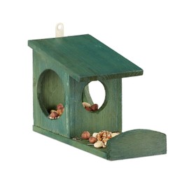 Relaxdays 10026317_747 Squirrel Feeder 17.5 x 14 x 25 cm Dark Green