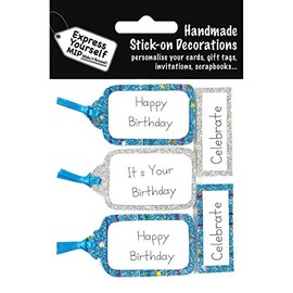 Express Yourself MIP 3D Stickers, Multi-Colour, 0.26 x 10.16 x 15.88 cm