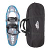 Lightweight Aluminum Frame Snowshoes with Dual Ratchet Bindings, Nylon Heel