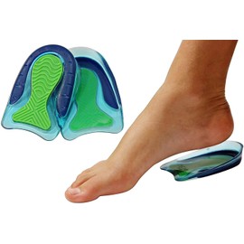 KidSole Sport Shock Absorbing Lightweight Gel Heel Cups for Kid's with Sensitive Heels, Heel Spurs, Plantar Fasciitis, or Ankle Pain (Kids' Size 11-2)…