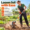 Cordless Electric Garden Tiller for Soil Cultivation – Anti-Tangle Blades