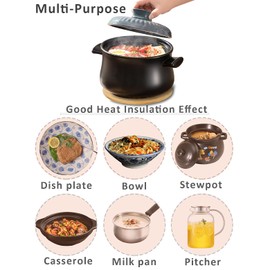 Conisy Heat-resistant trivet, set of 4, bamboo, non-slip, washable coasters for kitchen, bowl, pot, pan, pot and plate (15 cm)