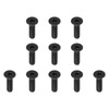 PATIKIL #6-32 x 1/2" Flat Head Socket Cap Screw, 10