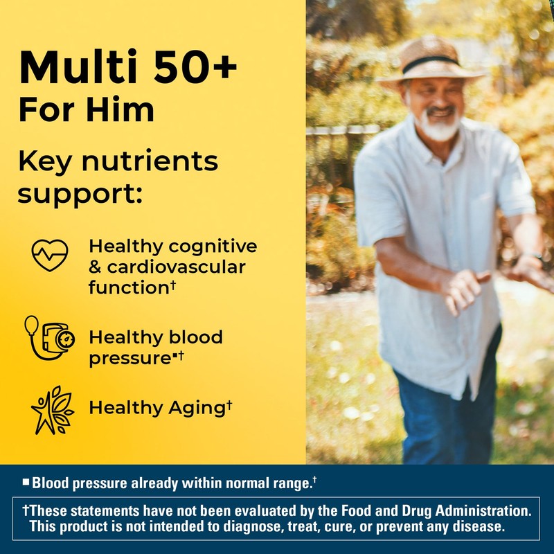 Nature Made Multivitamin for Men Over 50, Mens Multivitamins 50