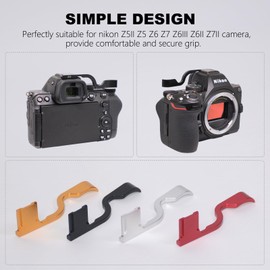 Thumb Grip for Nikon Z5II Z5 Z6 Z7 Z6III Z6II Z7II Camera,Metal Camera Thumbs Up Rest Hand Grip (Gold)