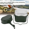 Military Mess Tin Multifunction Nonslip Durable Food Grade Aluminium 180℃
