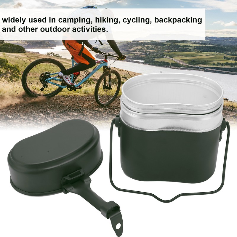 Military Mess Tin Multifunction Nonslip Durable Food Grade Aluminium 180℃