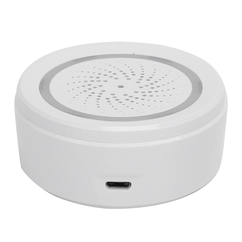 2.4GHz WiFi Temperature Humidity Sensor Detector Sound Light Alarm Smart