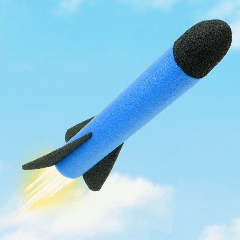 Launcher Toy Stomp On Battery Free Soft Foam Plastic Base