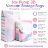 No-Pump 3D Vacuum Storage Bags, No Pump Vacuum Storage Bags,