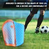 VIZARI Atletico - Espinilleras Ligeras de fútbol con Bolsillo de