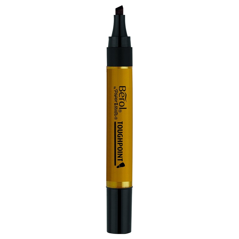 Berol Toughpoint Marker Chisel Nib 2mm/5mm - Black (Box of