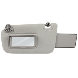 CCIYU Left Driver Side Sun Visor(Without Sunroof), Fit for 2013 2014 2015 2016 2017 2018 2019 for Nissan Sentra, Sun Visor for Car Windshield Replace 268-11645L (Gray)