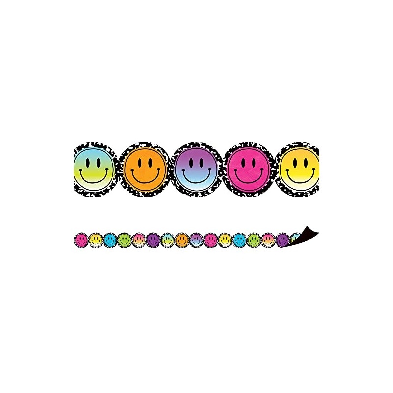 Teacher Created Resources Smiley Faces Magnetic Border