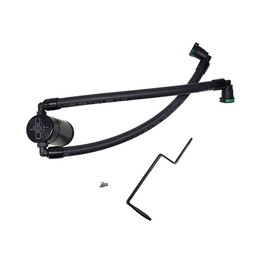 J&L Oil Separator Co. 3.0 Oil Separator Compatible with 2020-2022 Escape 1.5L; 2021-2024 Bronco Sport 1.5L Passenger Side (Black)