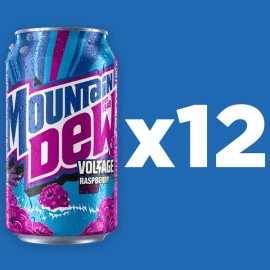 Mountain Dew Voltage 12 Pack 12 oz Cans Mtn Dew Voltage New! ONEDAYY SHIPPP!!!!